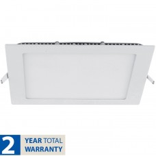 Φωτιστικό LED Τετράγωνο Χωνευτό 18W 230V 1350lm 2700K Θερμό Φως 99XLED635